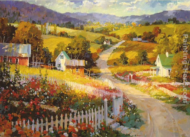 Rolling Hills painting - Songer Steve Rolling Hills art painting